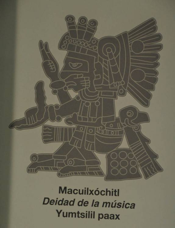 Uma das muitas divindades mayas, em exposição no Museu da Cultura Maya, em Mérida, a capital do Yucatán, no México
